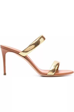 Casadei Julia Roma metallic mules