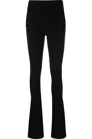 Jean Paul Gaultier High-waisted button-detail trousers
