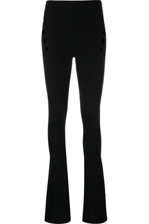 Jean Paul Gaultier High-waisted button-detail trousers
