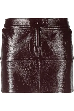 Courrèges Patent pencil mini skirt