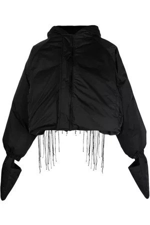 YOHJI YAMAMOTO Embroidered mitten-cuff jacket