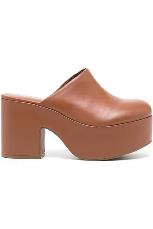 Larroude Closed-toe platform mules