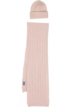 Tommy Hilfiger Cable-knit scarf and beanie set