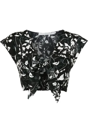 CLUBE BOSSA Front-tied top