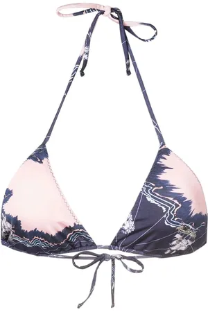 CLUBE BOSSA Abstract-pattern bikini-top