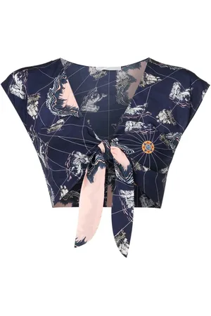 CLUBE BOSSA Front-tied top