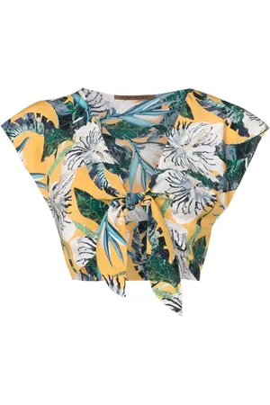 CLUBE BOSSA Front-tied top