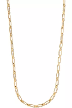 Lauren Rubinski 14kt yellow twist-chain necklace