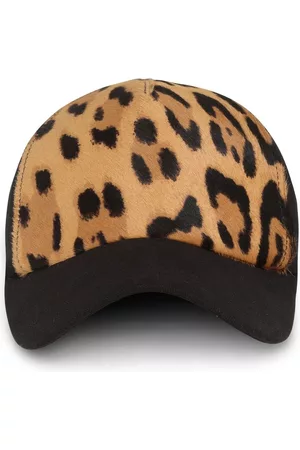 Balmain Leopard print cap