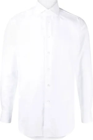 BRIONI Slim-fit cotton shirt