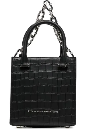 Stolen Girlfriends Club Tour Buddy crocodile-effect tote