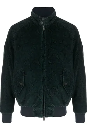 Baracuta Paisley-print corduroy trousers