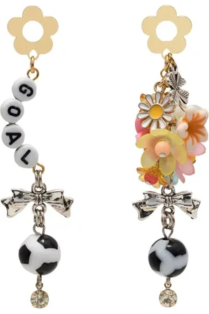 AMIR SLAMA Football drop earrings