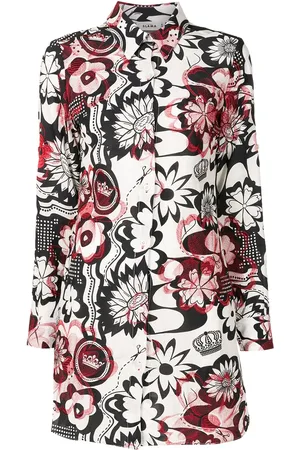 AMIR SLAMA Floral-print beach cover-up