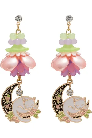 AMIR SLAMA Cat drop earrings