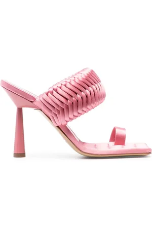 Gia Borghini Rosie 110mm satin mules