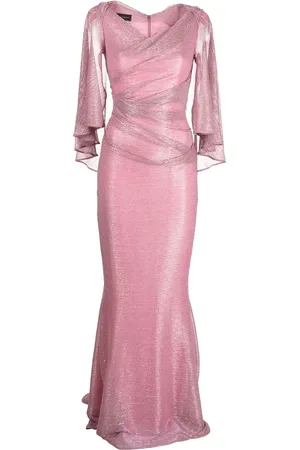 TALBOT RUNHOF Doris metallic-voile gown