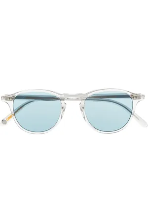 GARRETT LEIGHT Hampton round-frame sunglasses