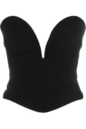 Monot V-neck corset top