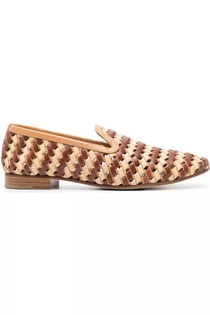 Fratelli Rossetti Woven leather loafers