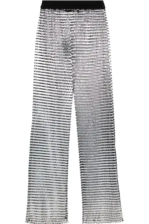 ROTATE Crystal-embellished trousers