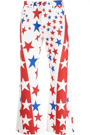 ERL Star-print bootcut jeans