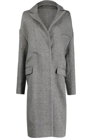 COPERNI Single-breasted herringbone coat