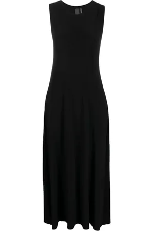 Norma Kamali Sleeveless velvet long dress