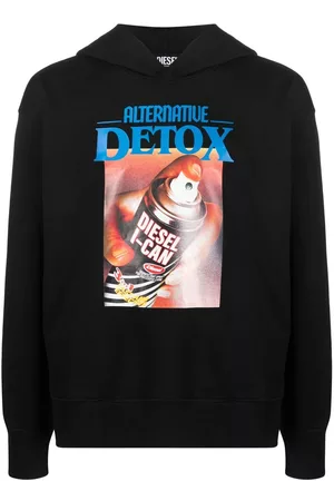 Diesel Logo print cotton hoodie