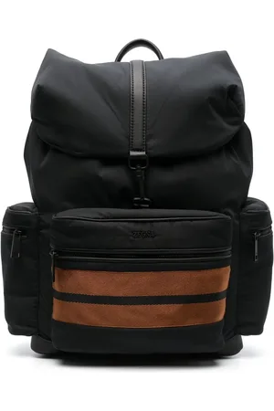 Ermenegildo Zegna Stripe-trim backpack