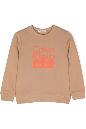 Calvin Klein Logo print crew-neck sweatshirt