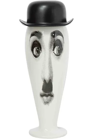 FORNASETTI Bowler hat lidded vase