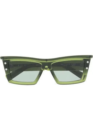 Balmain Square-frame tinted sunglasses