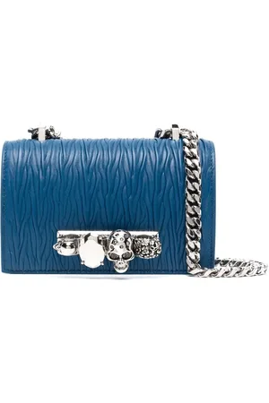 Alexander McQueen Four Ring leather satchel bag