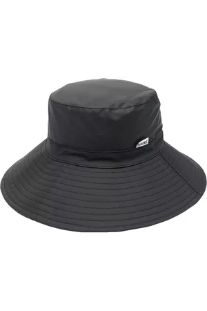 Rains Logo-patch wide-brim bucket hat