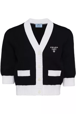Prada Cropped cotton cardigan