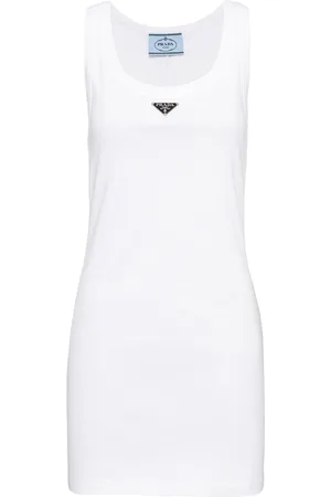 Prada Re-Nylon gabardine tank top - ShopStyle