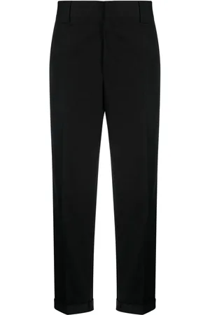 Golden Goose Logo-patch straight-leg trousers