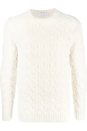 Cruciani Textured round-neck jumper