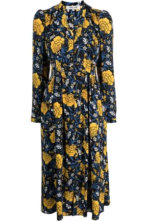 Diane von Furstenberg Floral print V-neck midi dress