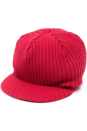 UNDERCOVER Ribbed-knit bakerboy cap
