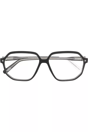 SNOB Targa geometric-frame glasses