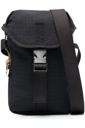 Acne Studios Fine-check pattern messenger bag