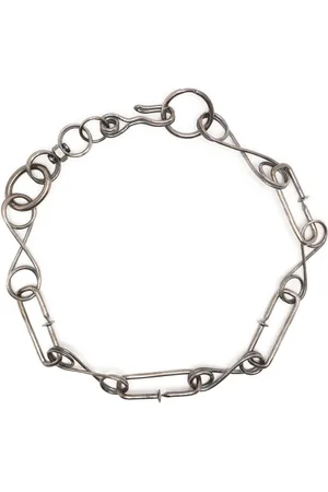 GUIDI Chain-link sterling- necklace