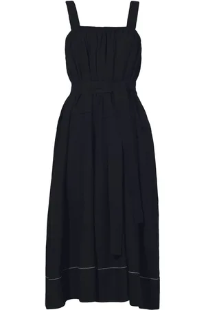 Proenza Schouler Belted flared midi dress