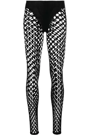Jean Paul Gaultier Perforated mesh leggings