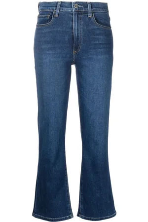 Le Jean Flared cropped-leg trousers
