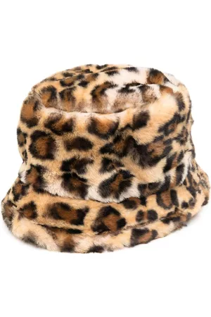 The Animals Observatory Leopard-print bucket hat