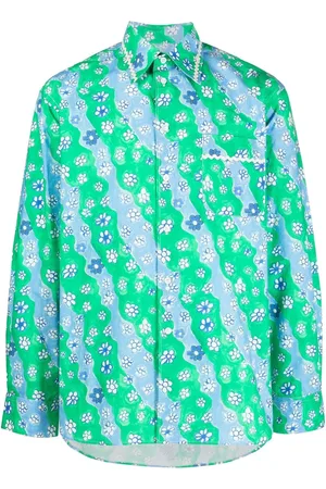 Marni Cotton floral-print shirt
