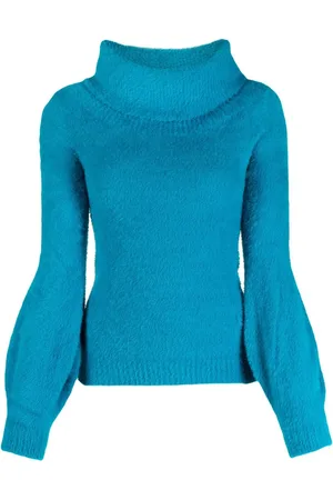 Liu Jo Roll-neck puff-sleeve jumper